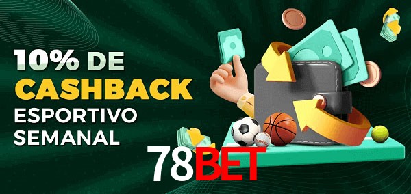 10% de bônus de cashback na 78Bet